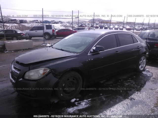 1G1ZB5EB8AF309439 - 2010 CHEVROLET MALIBU LS GRAY photo 2