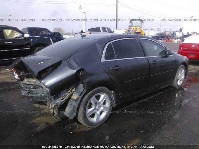 1G1ZB5EB8AF309439 - 2010 CHEVROLET MALIBU LS GRAY photo 4