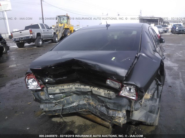 1G1ZB5EB8AF309439 - 2010 CHEVROLET MALIBU LS GRAY photo 6