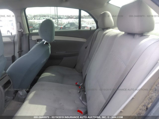 1G1ZB5EB8AF309439 - 2010 CHEVROLET MALIBU LS GRAY photo 8