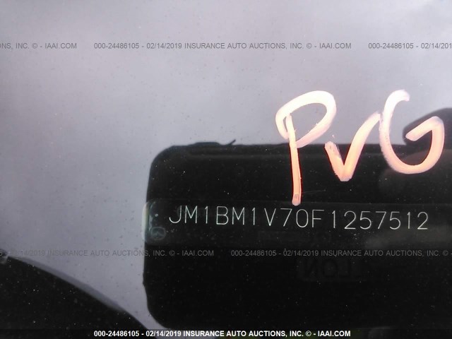 JM1BM1V70F1257512 - 2015 MAZDA 3 TOURING Light Blue photo 9