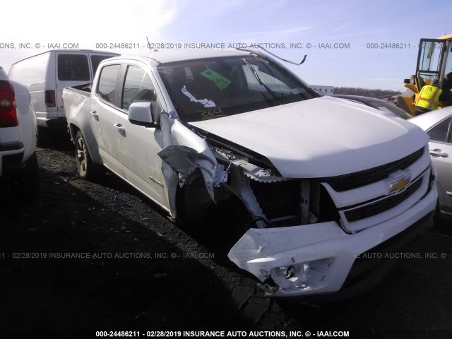 1GCGTBEN4J1306314 - 2018 CHEVROLET COLORADO WHITE photo 1