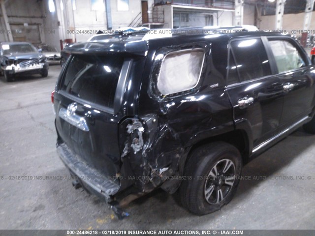 JTEBU5JR9B5046774 - 2011 TOYOTA 4RUNNER SR5/LIMITED/TRAIL BLACK photo 6