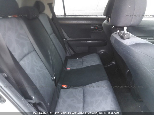 JTLZE4FE6CJ005676 - 2012 TOYOTA SCION XB GRAY photo 8