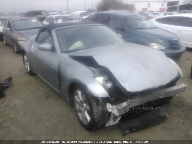 JN1AZ36A95M757526 - 2005 NISSAN 350Z ROADSTER GRAY photo 1