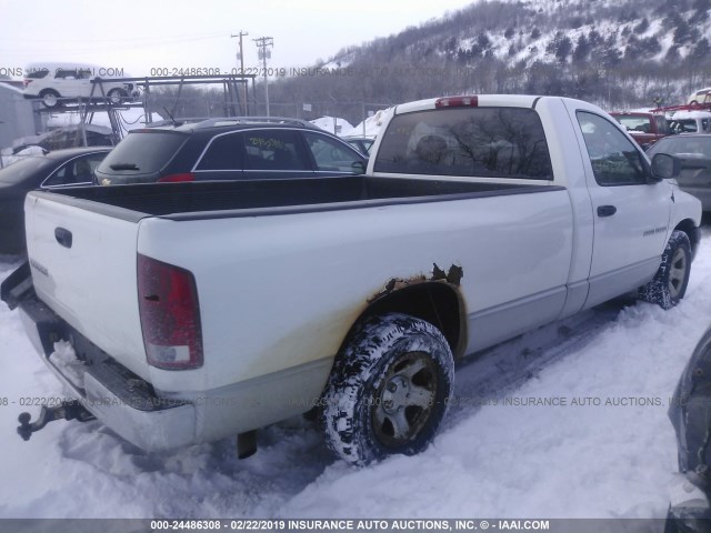 1D7HA16K93J511743 - 2003 DODGE RAM 1500 ST WHITE photo 4