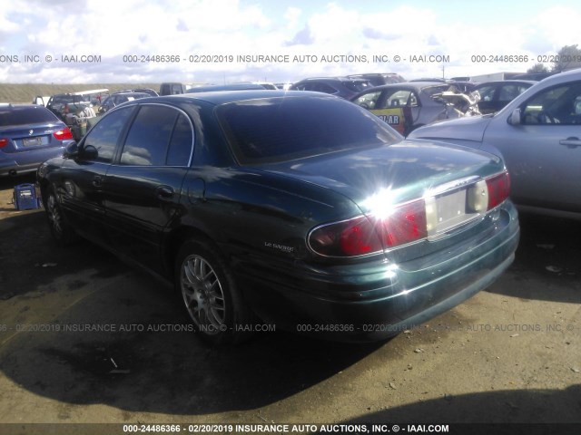 1G4HP54K5Y4145672 - 2000 BUICK LESABRE CUSTOM GREEN photo 3