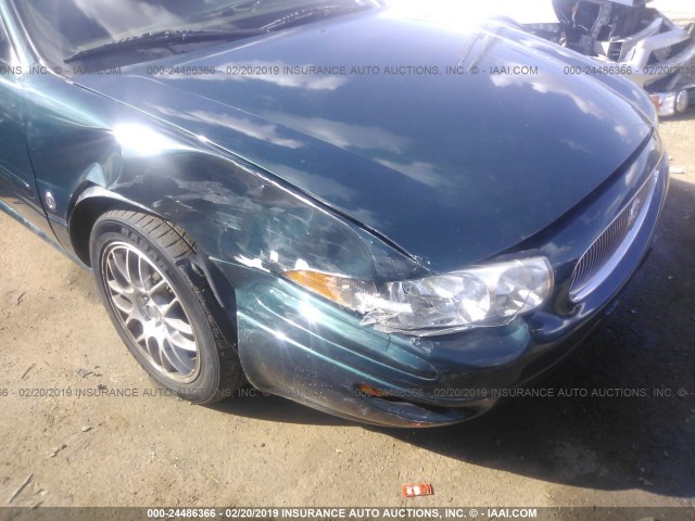 1G4HP54K5Y4145672 - 2000 BUICK LESABRE CUSTOM GREEN photo 6