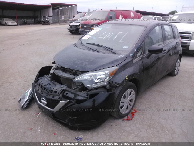 3N1CE2CP9HL365345 - 2017 NISSAN VERSA NOTE S/S PLUS/SV/SL/SR BLACK photo 2