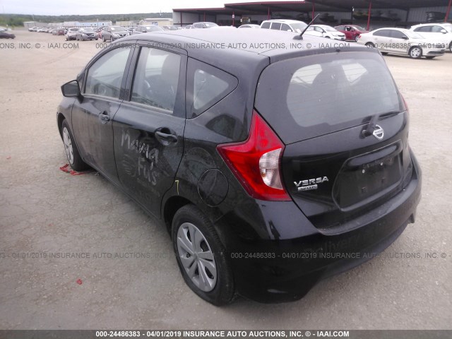 3N1CE2CP9HL365345 - 2017 NISSAN VERSA NOTE S/S PLUS/SV/SL/SR BLACK photo 3