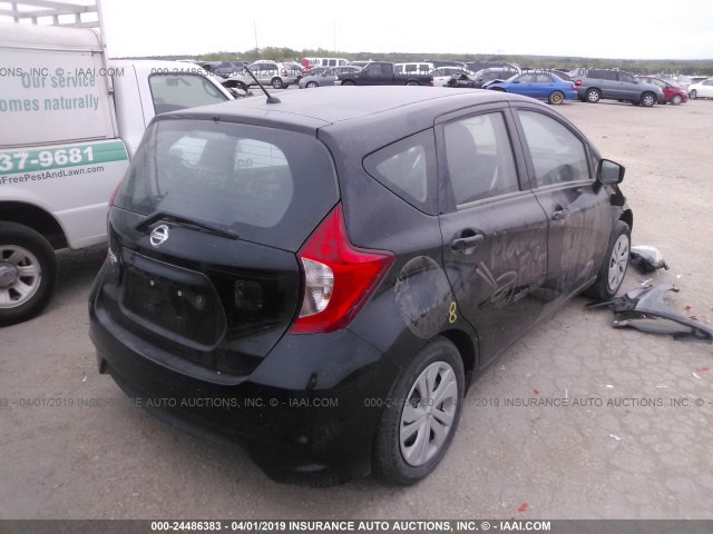 3N1CE2CP9HL365345 - 2017 NISSAN VERSA NOTE S/S PLUS/SV/SL/SR BLACK photo 4