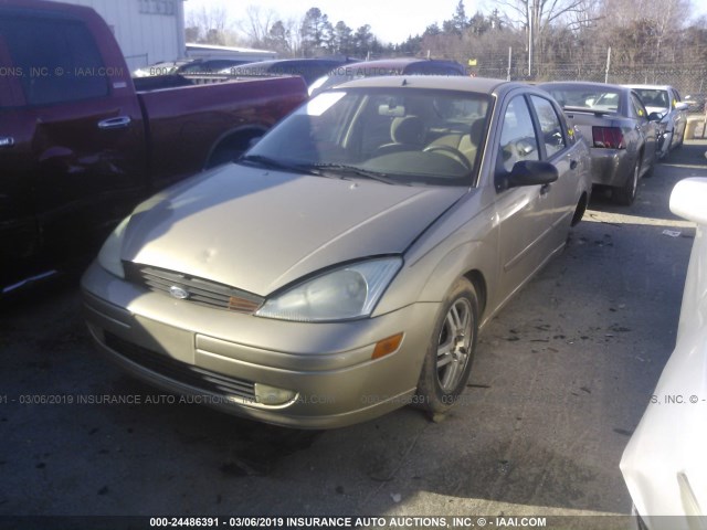 1FAFP34341W349159 - 2001 FORD FOCUS SE/SE SPORT GOLD photo 2