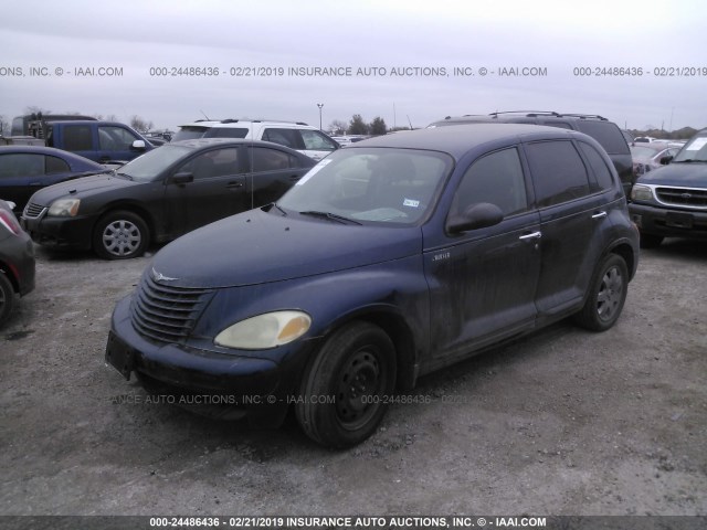 3C4FY58B25T543866 - 2005 CHRYSLER PT CRUISER TOURING BLUE photo 2