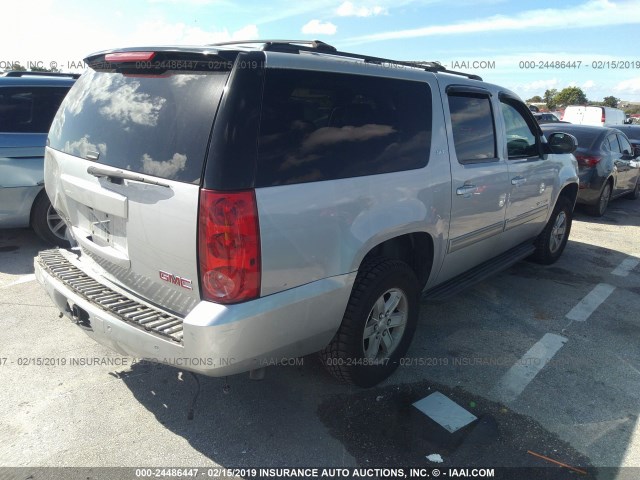 1GKS1KE01DR190259 - 2013 GMC YUKON XL C1500 SLT SILVER photo 4