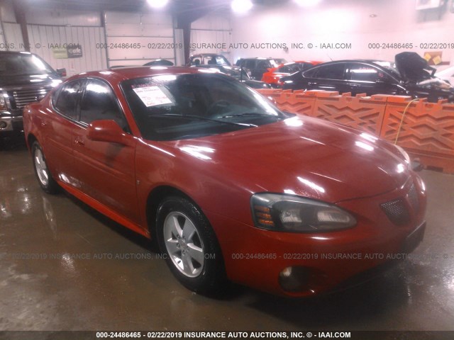 2G2WP552X61301857 - 2006 PONTIAC GRAND PRIX RED photo 1