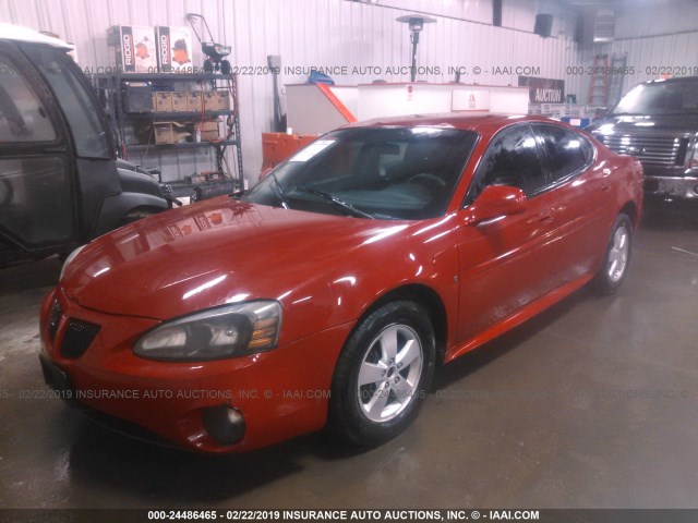 2G2WP552X61301857 - 2006 PONTIAC GRAND PRIX RED photo 2