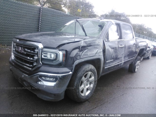 3GTP1NEC5GG242199 - 2016 GMC SIERRA C1500 SLT BLACK photo 2