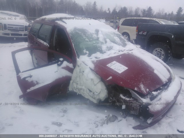 1FAFP36381W191129 - 2001 FORD FOCUS SE/SE COMFORT BURGUNDY photo 6