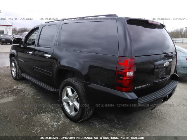 3GNFC16J68G158428 - 2008 CHEVROLET SUBURBAN C1500  LS BLACK photo 3