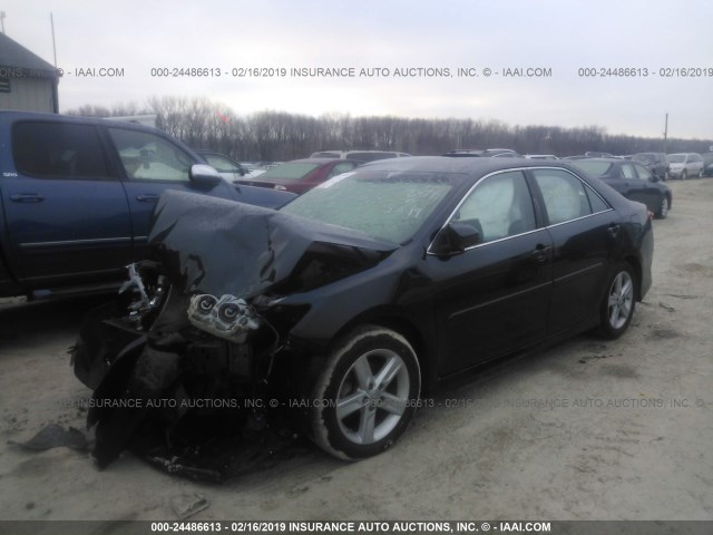 4T1BF1FK0EU388784 - 2014 TOYOTA CAMRY L/SE/LE/XLE 蓝色 照片 2