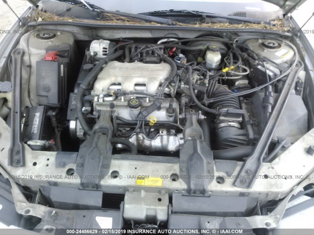 1G2WJ52M9WF336440 - 1998 PONTIAC GRAND PRIX SE 银色 照片 10