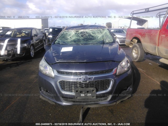 1G11C5SL8EF221326 - 2014 CHEVROLET MALIBU 1LT 蓝色 照片 6