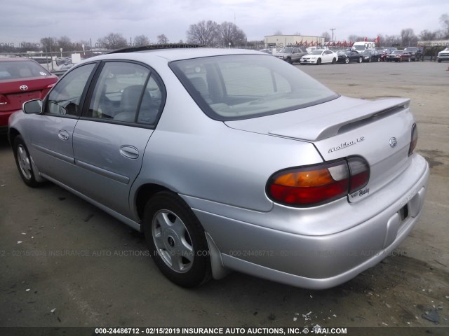 1G1NE52J816151802 - 2001 CHEVROLET MALIBU LS 银色 照片 3