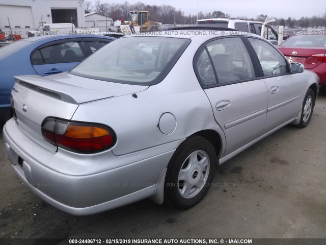 1G1NE52J816151802 - 2001 CHEVROLET MALIBU LS 银色 照片 4