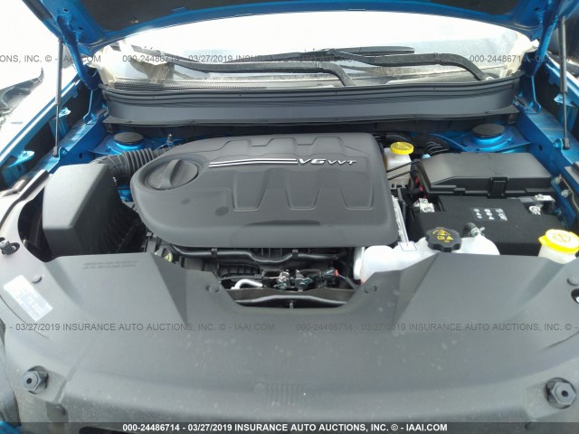 1C4PJMBX1KD335728 - 2019 JEEP CHEROKEE TRAILHAWK 蓝色 照片 10