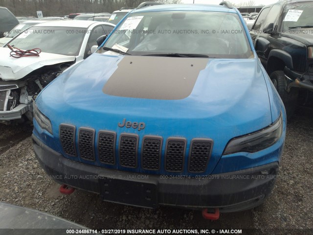 1C4PJMBX1KD335728 - 2019 JEEP CHEROKEE TRAILHAWK 蓝色 照片 6