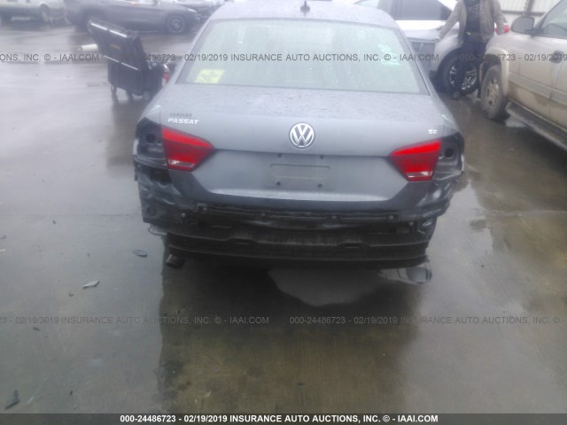 1VWBP7A32DC098925 - 2013 VOLKSWAGEN PASSAT SE GRAY photo 6