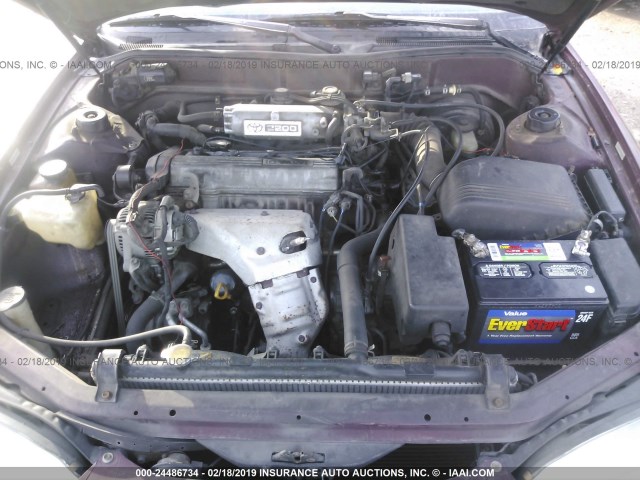 4T1CG12K3TU736792 - 1996 TOYOTA CAMRY DX/LE BURGUNDY photo 10