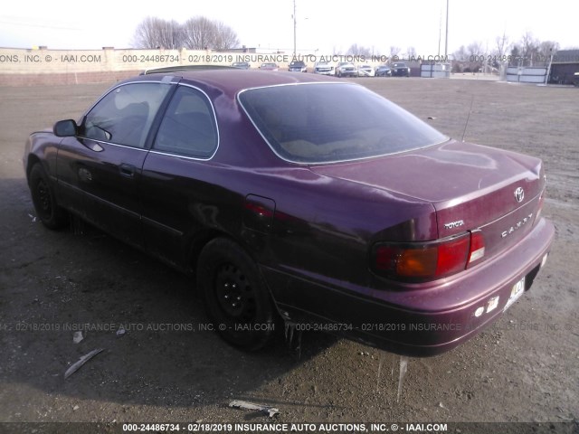 4T1CG12K3TU736792 - 1996 TOYOTA CAMRY DX/LE BURGUNDY photo 3