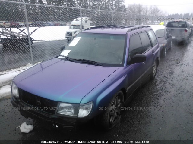 JF1SF6557XH713137 - 1999 SUBARU FORESTER S/S LIMITED BLUE photo 2