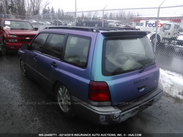 JF1SF6557XH713137 - 1999 SUBARU FORESTER S/S LIMITED BLUE photo 3