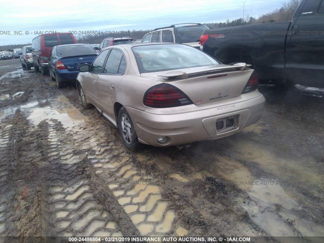 1G2NF52E33C239138 - 2003 PONTIAC GRAND AM SE1 GOLD photo 3