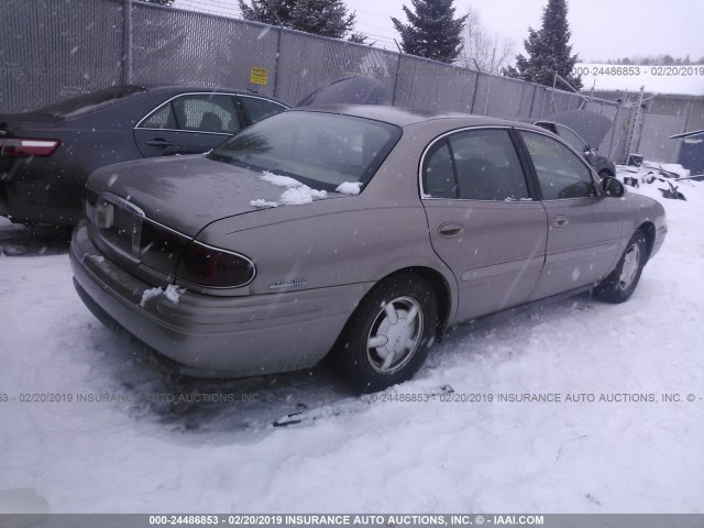 1G4HR54K0YU201544 - 2000 BUICK LESABRE LIMITED GOLD photo 4