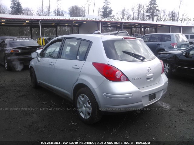 3N1BC1CP6AL428936 - 2010 NISSAN VERSA S/SL SILVER photo 3