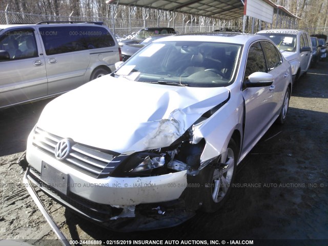 1VWBP7A3XDC095027 - 2013 VOLKSWAGEN PASSAT SE SILVER photo 6