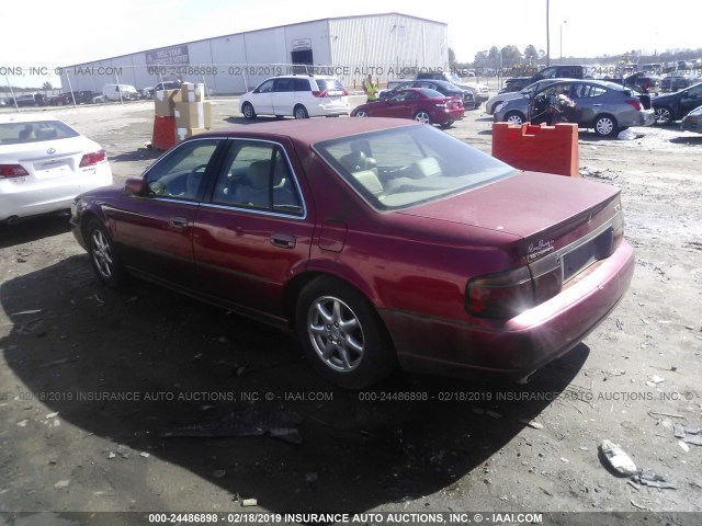 1G6KY549XXU921400 - 1999 CADILLAC SEVILLE STS MAROON photo 3