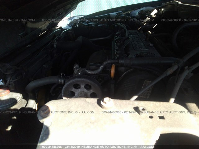 1HGCG668X2A117849 - 2002 HONDA ACCORD EX/SE BLACK photo 10