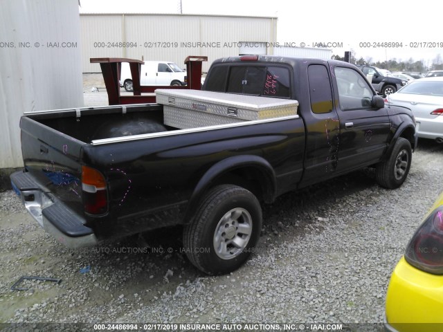 4TASM92N2XZ559609 - 1999 TOYOTA TACOMA XTRACAB PRERUNNER შავი ფოტო 4