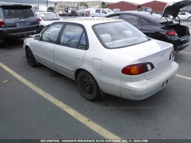 1NXBR12E4YZ362877 - 2000 TOYOTA COROLLA VE/CE/LE GRAY photo 3