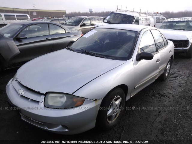 1G1JF52F057130949 - 2005 CHEVROLET CAVALIER LS SILVER photo 2