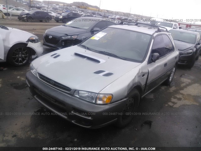 JF1GF4852XH806556 - 1999 SUBARU IMPREZA OUTBACK SPORT SILVER photo 2