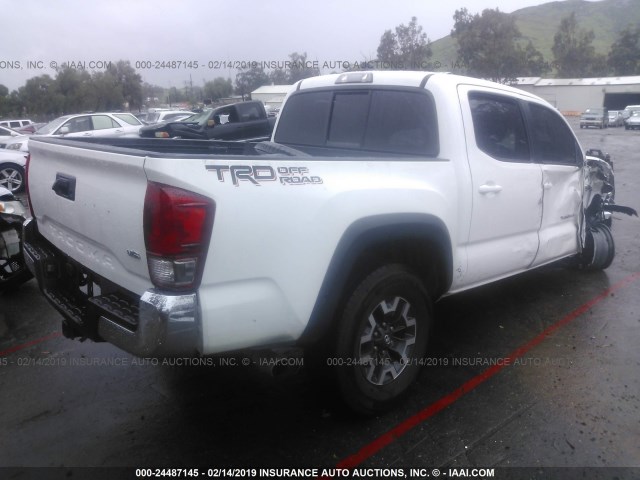 3TMAZ5CN7GM004200 - 2016 TOYOTA TACOMA DBL CAB/SR5/TRD SPORT/OR WHITE photo 4