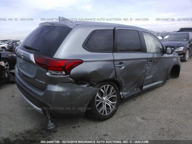 JA4AD2A34HZ033808 - 2017 MITSUBISHI OUTLANDER ES GRAY photo 4