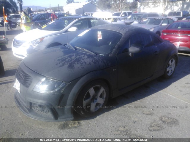 TRUSC28N421003482 - 2002 AUDI TT BLACK photo 2