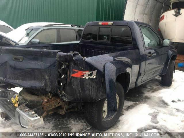 1GCDT14E888141173 - 2008 CHEVROLET COLORADO BLUE photo 4