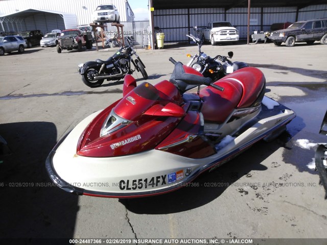 ZZN32875D202 - 2002 SEADOO SEADOO GTX  MAROON photo 2